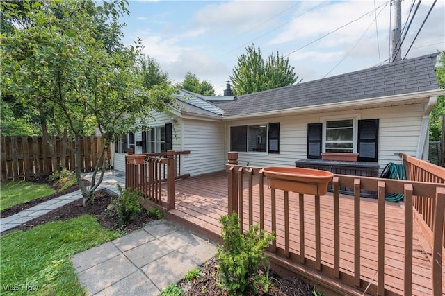 20969 Stanford, Fairview Park, OH 44126 - view of wooden terrace