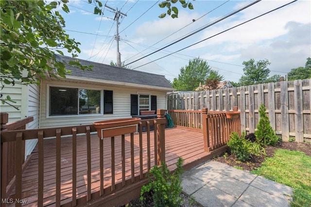20969 Stanford, Fairview Park, OH 44126 - view of wooden terrace