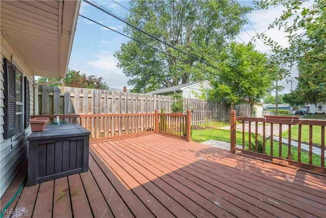 20969 Stanford, Fairview Park, OH 44126 - view of wooden deck