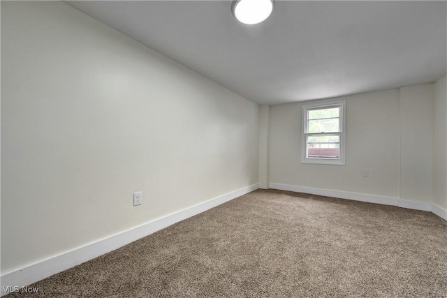 20969 Stanford, Fairview Park, OH 44126 - carpeted empty room featuring baseboards and vaulted ceiling