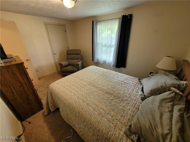 5115 Sangria Dr, West Salem, OH 44287 - bedroom featuring carpet flooring and a textured ceiling