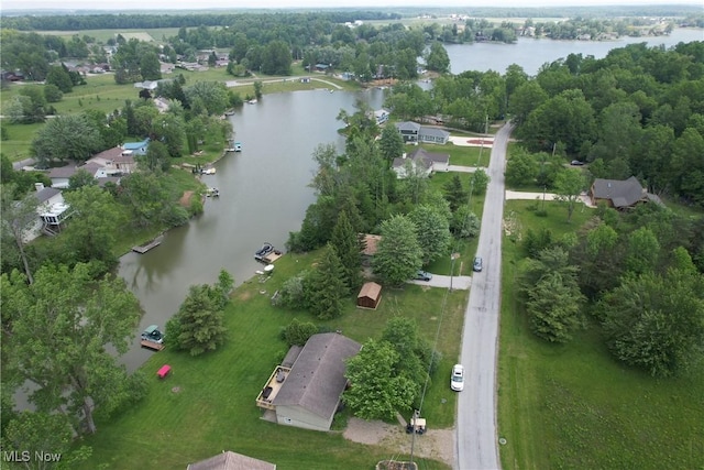 5115 Sangria Dr, West Salem, OH 44287 - aerial overview of property's location featuring a large body of water