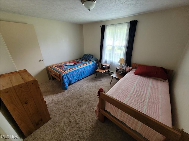 5115 Sangria Dr, West Salem, OH 44287 - carpeted bedroom featuring a textured ceiling