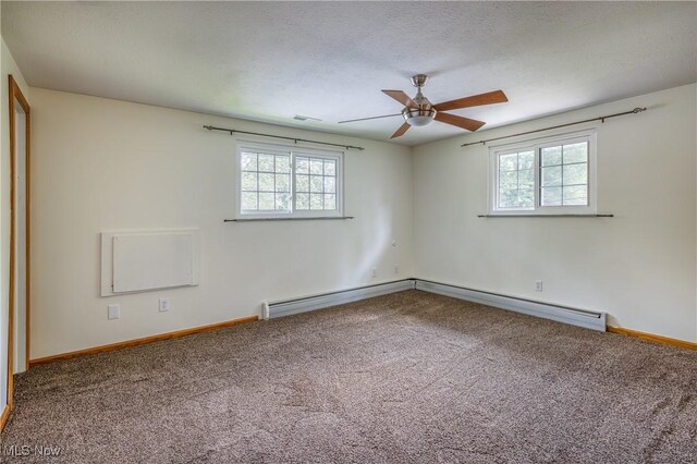 5046 Devon Dr, North Olmsted, OH 44070 - unfurnished room featuring carpet, a ceiling fan, healthy amount of natural light, and baseboards