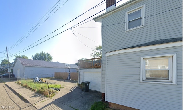 2511 4th St NW, Canton, OH 44708 - view of side of property with a garage