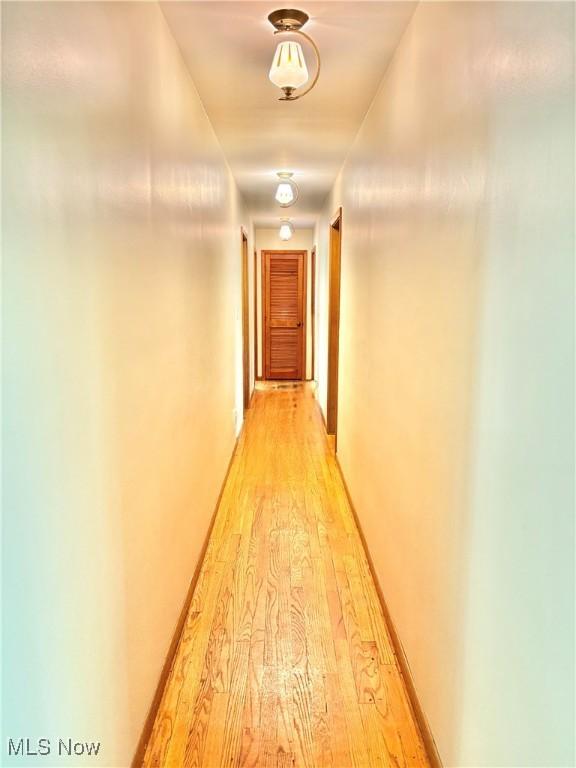 15959 Ridge Rd, North Royalton, OH 44133 - hallway with light wood-type flooring