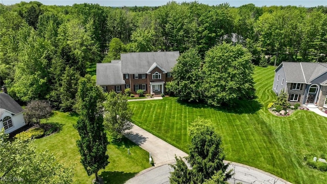 304 Fox Way, Chagrin Falls, OH 44022 - view from above of property with a heavily wooded area