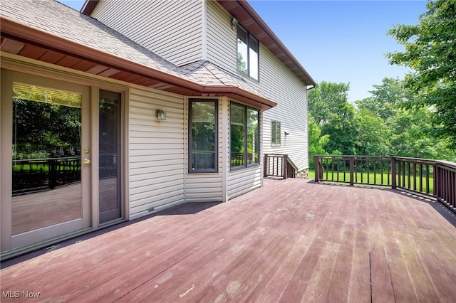 1908 Players Cir, Uniontown, OH 44685 - view of wooden deck