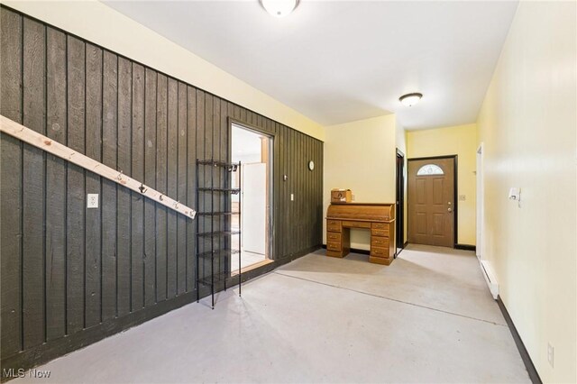 43628 Crestview Rd, Columbiana, OH 44408 - foyer with concrete flooring and baseboards