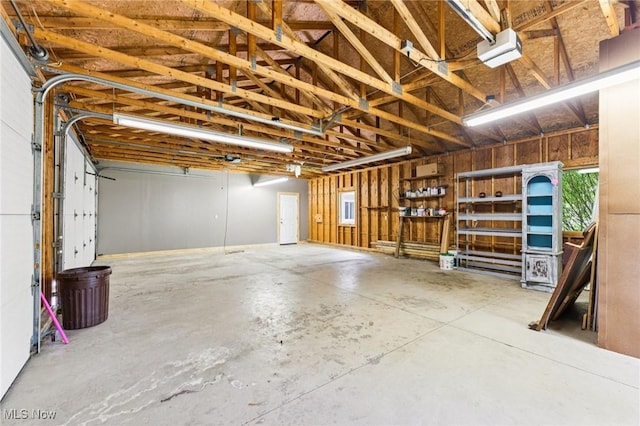 43628 Crestview Rd, Columbiana, OH 44408 - garage with a garage door opener and electric panel