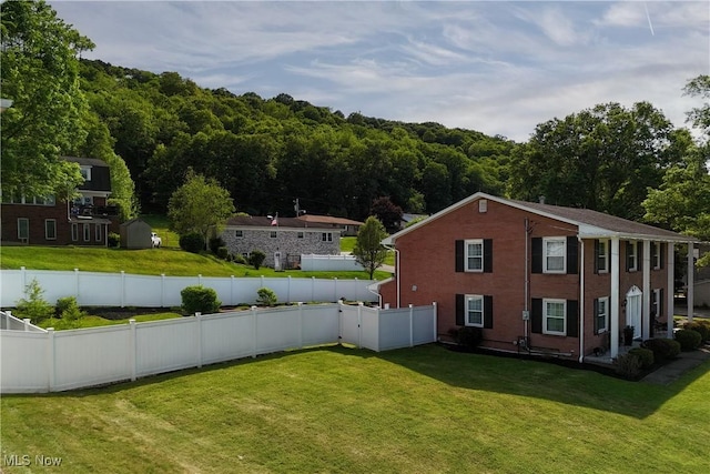 327 Country Club Blvd, Weirton, WV 26062 - back of property featuring a forest view