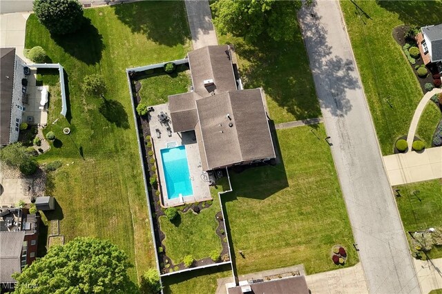 327 Country Club Blvd, Weirton, WV 26062 - drone / aerial view of a pool