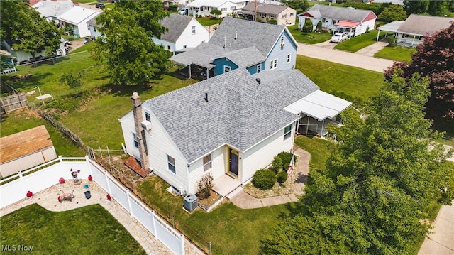 1303 28th St, Vienna, WV 26105 - aerial perspective of suburban area