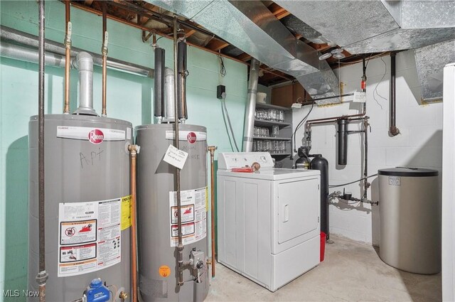 962 N Market St, Lisbon, OH 44432 - utilities featuring washer / dryer and gas water heater