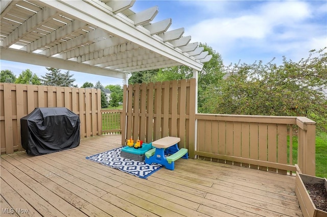 189 Booth Bay Dr, Medina, OH 44256 - deck featuring a pergola