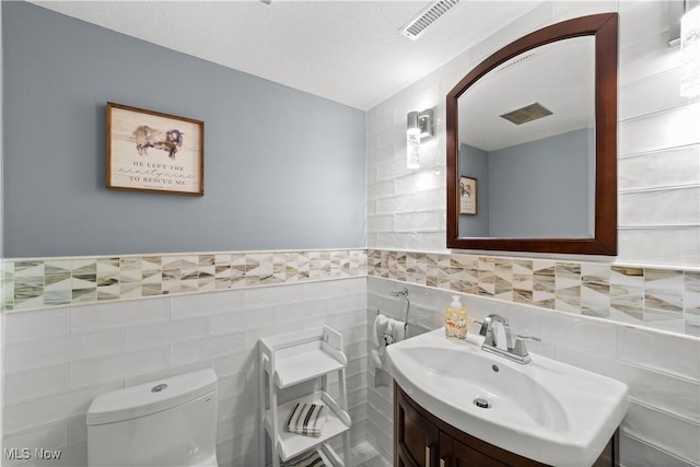 177 N Park Dr, Aurora, OH 44202 - half bath with tile walls and vanity