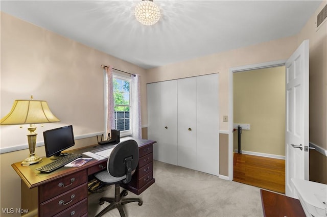 177 N Park Dr, Aurora, OH 44202 - office with light carpet and baseboards