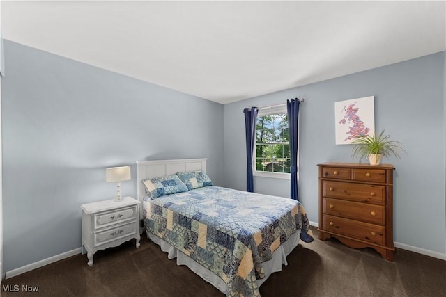 177 N Park Dr, Aurora, OH 44202 - bedroom featuring dark carpet and baseboards