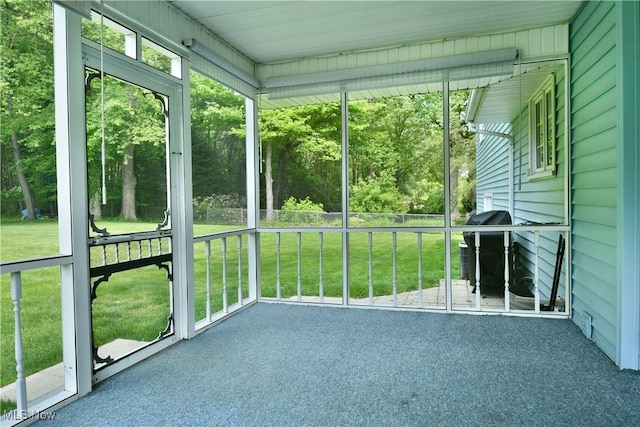 6739 Stewart Sharon Rd, Brookfield, OH 44403 - view of unfurnished sunroom