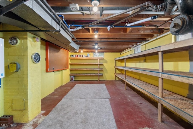 1892 Toepfer Rd, Akron, OH 44312 - view of unfinished basement