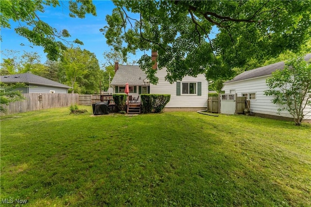 1094 Jessie Ave, Kent, OH 44240 - view of yard with a deck