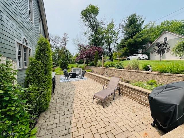 161 W Main St, New Concord, OH 43762 - view of patio with grilling area