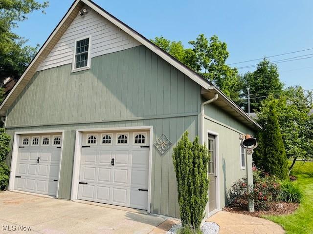 161 W Main St, New Concord, OH 43762 - view of detached garage