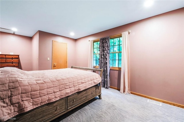 51406 Cornerstone Dr, Petersburg, OH 44454 - bedroom with baseboards, light colored carpet, and recessed lighting