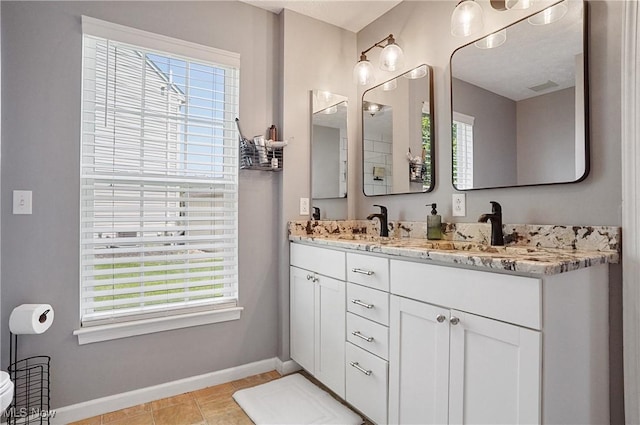 269 Brookledge Ln, Copley, OH 44321 - full bath with baseboards and double vanity