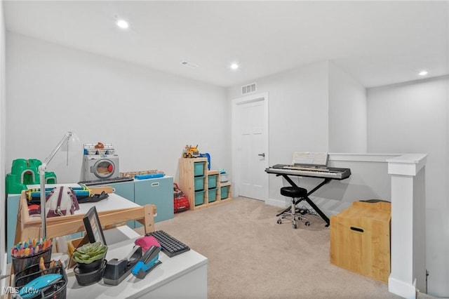 34655 N Legends Way, Grafton, OH 44044 - recreation room featuring recessed lighting and carpet