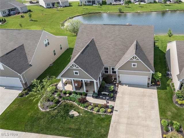 34655 N Legends Way, Grafton, OH 44044 - aerial view of residential area featuring a nearby body of water