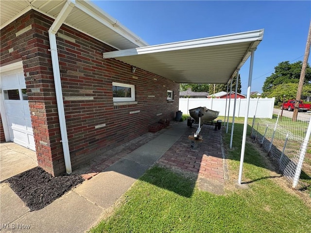 158 Main St, Rayland, OH 43943 - view of patio / terrace