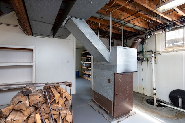 4855 Lake Dawn Dr, Medina, OH 44256 - basement with heating unit