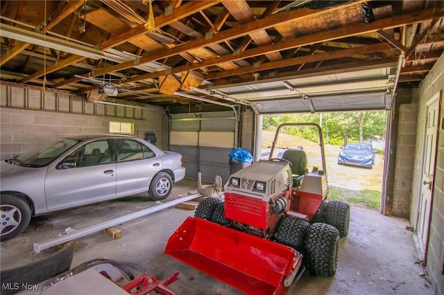 51300 Wegee Rd, Bellaire, OH 43906 - garage with a garage door opener