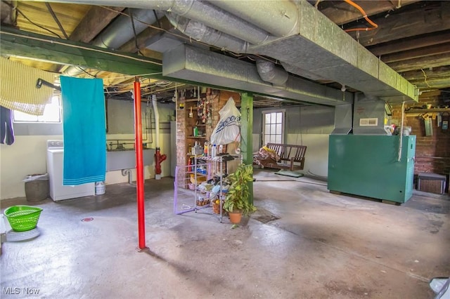 51300 Wegee Rd, Bellaire, OH 43906 - below grade area with heating unit and water heater