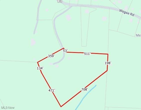 51300 Wegee Rd, Bellaire, OH 43906 - map / location of property area