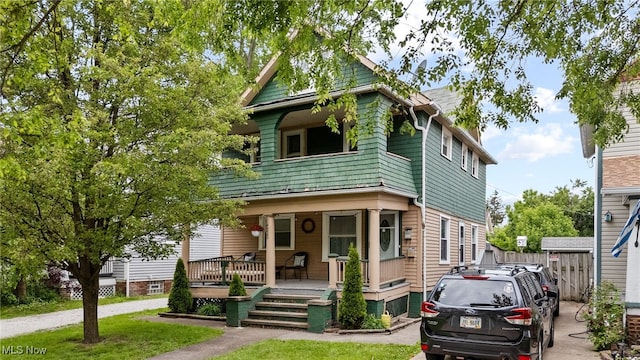 14520 Bayes Ave, Lakewood, OH 44107 - view of front of home with covered porch