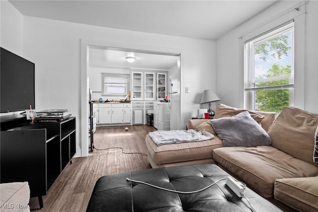 14520 Bayes Ave, Lakewood, OH 44107 - living area featuring wood finished floors