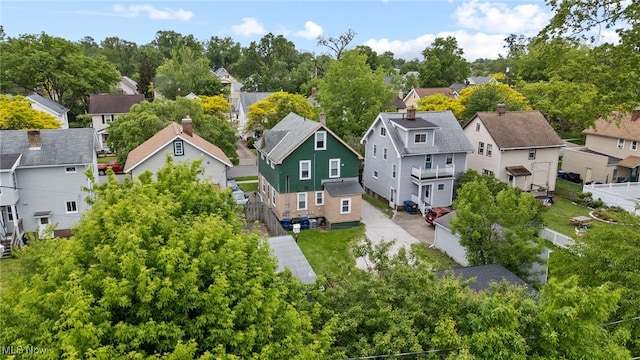 14520 Bayes Ave, Lakewood, OH 44107 - aerial view of residential area featuring a tree filled landscape
