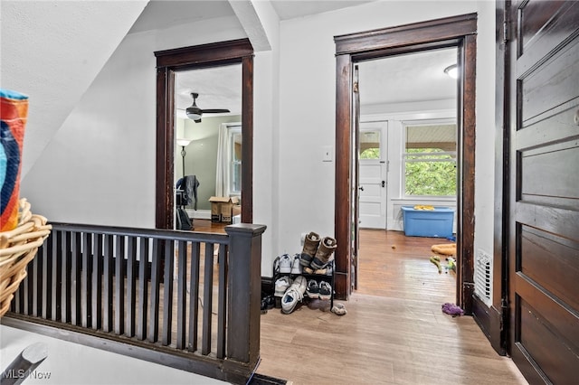 14520 Bayes Ave, Lakewood, OH 44107 - hallway with wood finished floors