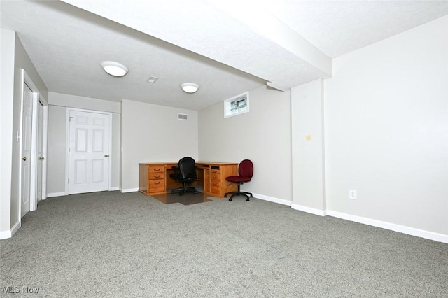 452 Herbert Rd, Akron, OH 44312 - office area with carpet flooring and baseboards