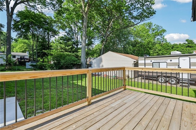 178 Lindsey Rd, Munroe Falls, OH 44262 - wooden terrace featuring view of scattered trees