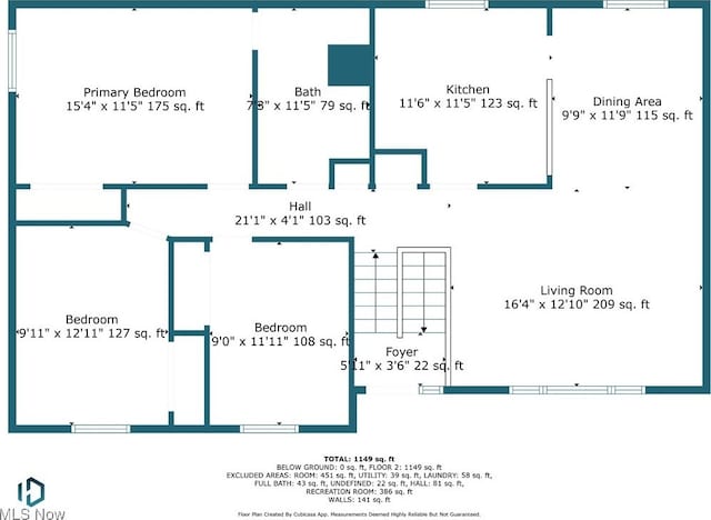 11996 Bower Rd, Minerva, OH 44657 - home floor plan