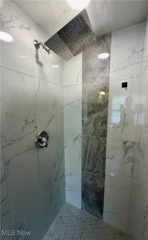 19627 Winslow Rd, Shaker Heights, OH 44122 - bathroom with a marble finish shower