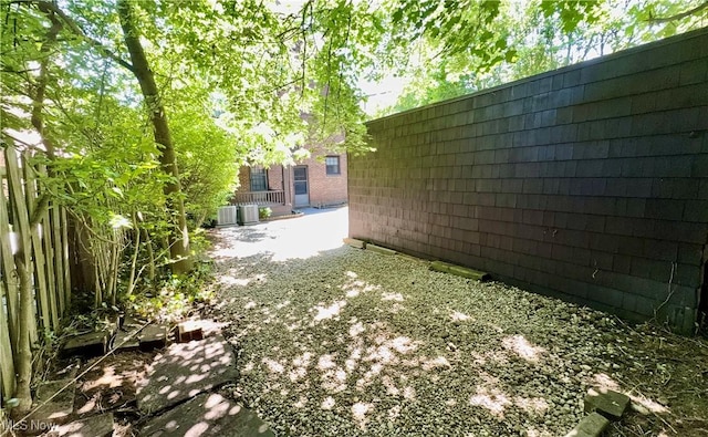 19627 Winslow Rd, Shaker Heights, OH 44122 - view of yard featuring central AC