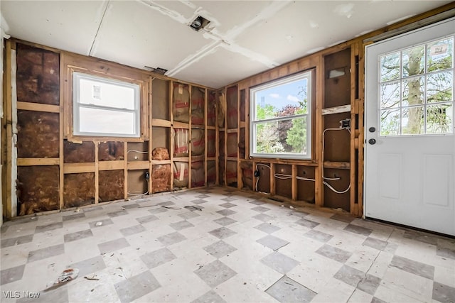4241 Greenville Rd, Cortland, OH 44410 - misc room featuring tile patterned floors and plenty of natural light