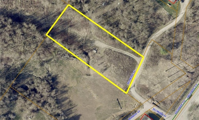 0000 Belmont St, Powhatan Point, OH 43942 - aerial overview of property's location with property boundaries highlighted