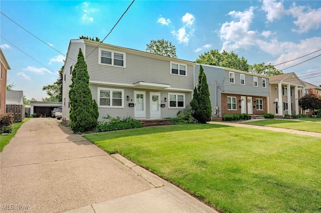 3357-3359 Rocky River Dr, Cleveland, OH 44111 - multi unit property with a front yard