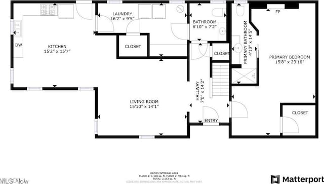 5433 Fleetwood Ave NW, Canton, OH 44718 - room layout