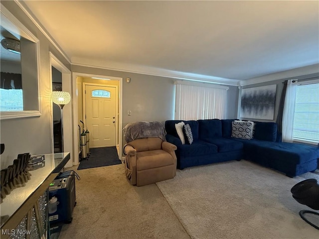20007 Sunset Dr, Warrensville Heights, OH 44122 - living room featuring carpet